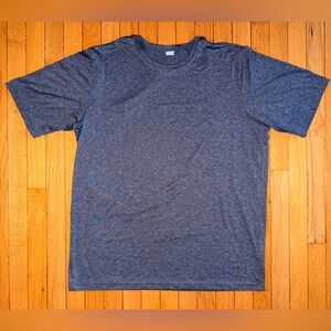 Men's Blue Heather T-Shirt XLT by Opna compression short sleeve athletic gym EUC